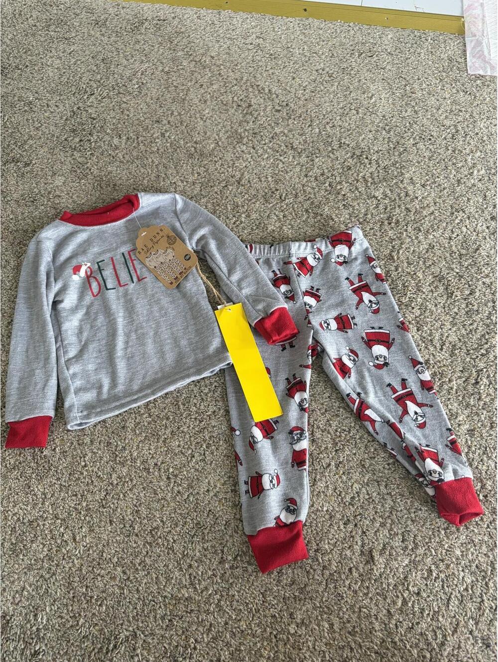 Baby Rae Dunn Christmas pajamas